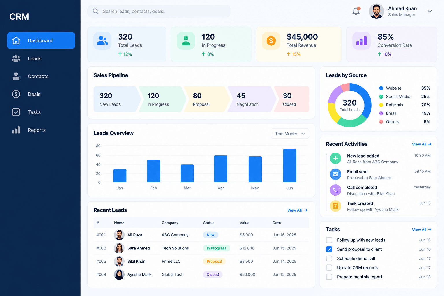 CRM & Lead Management preview