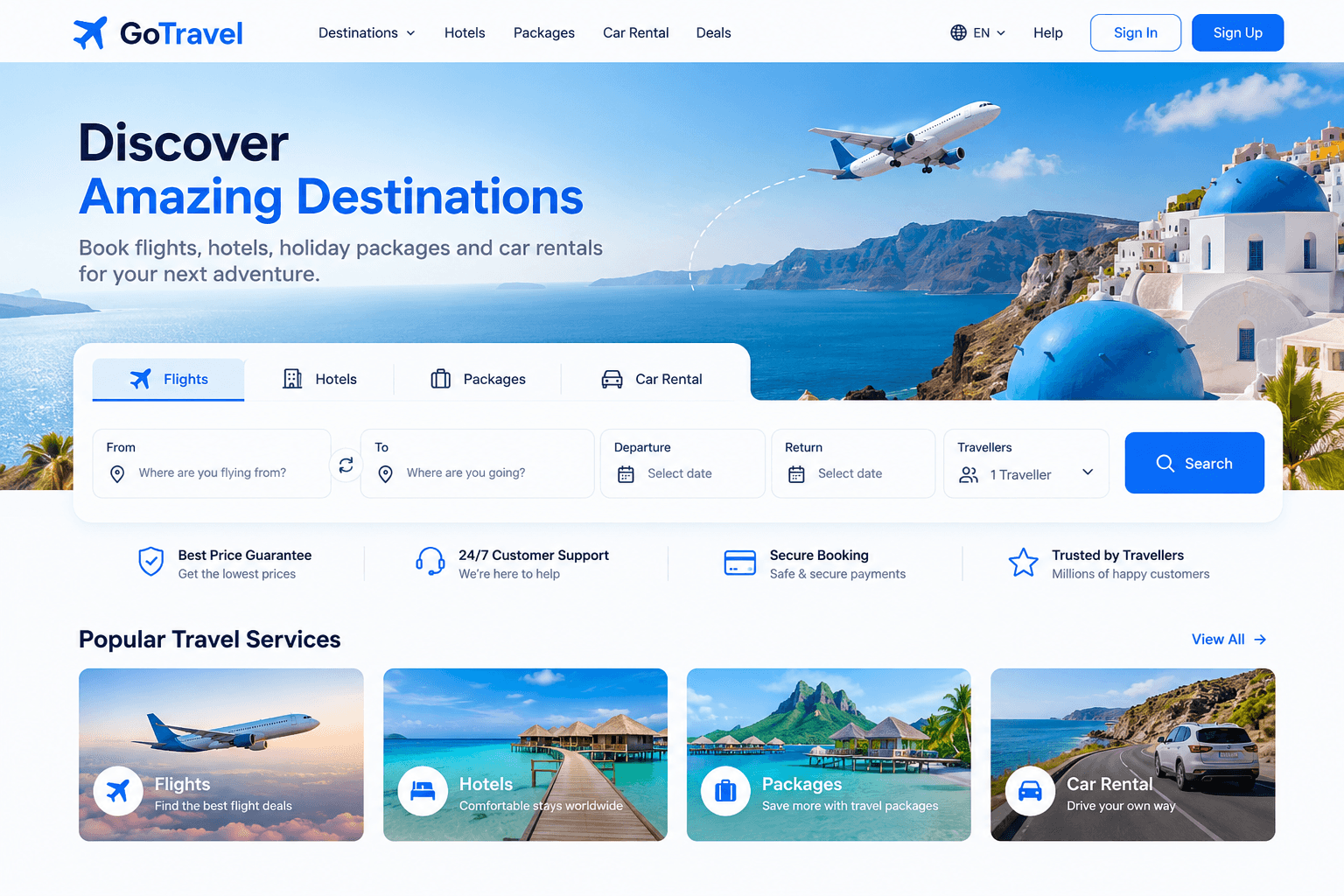 Travel Booking Platform preview